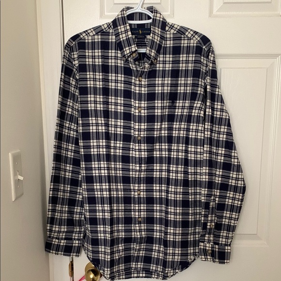 Polo Ralph Lauren Other - Authentic Polo Ralph Lauren Plaid Shirt | Navy and White Button Down Shirt